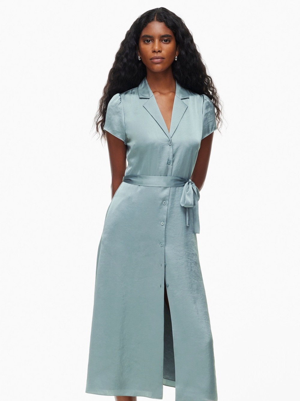 ARITZIA Wilfred - Shirt Satin Dress